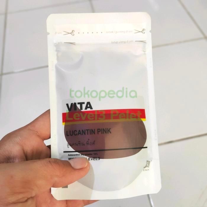 VITA LUCANTIN PINK CWD ORIGINAL 100% CAROPHYLL ASTAXANTHIN 50GR GRAM