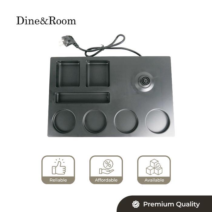 Electric Kettle Tray Set / Set Teko Listrik dengan Tatakan Hotel