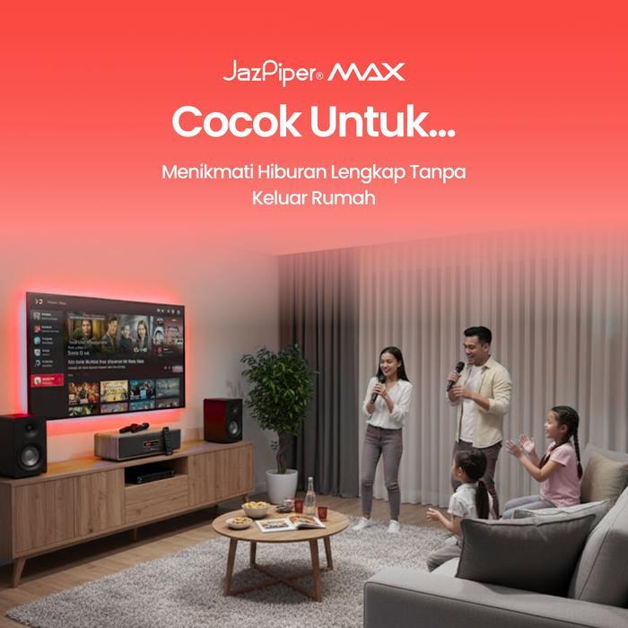 JazPiper MAX - All in One Home Karaoke System/ Family Karaoke Soundbar / Alat Karaoke Praktis