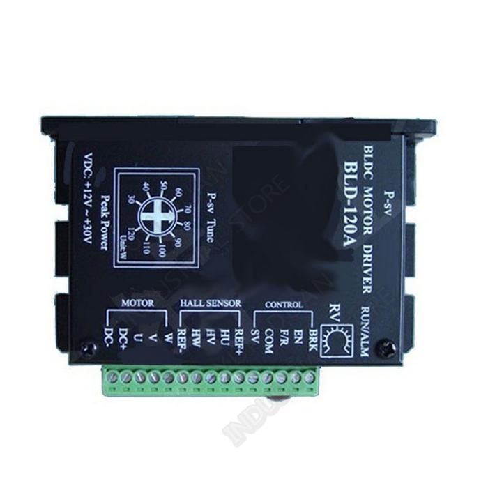 Ins Brushless Motor Controller 3Ph12V 24V Bldc Driver Hall Drive 8A Controller Adjustable Speed Pwm