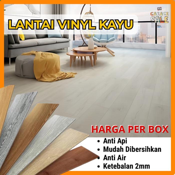 Lantai Vinyl Plank Tebal 2 mm Lantai Vinyl Lantai / Lantai Kayu Parket / Lantai Vinyl Kayu