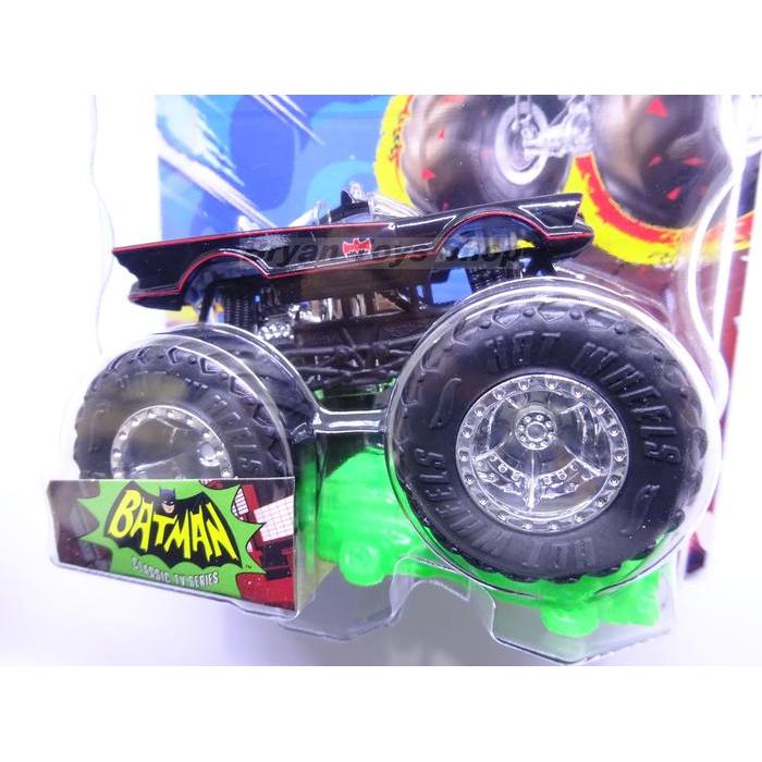 HOT WHEELS MONSTER TRUCKS BATMAN TV SERIES BATMOBILE