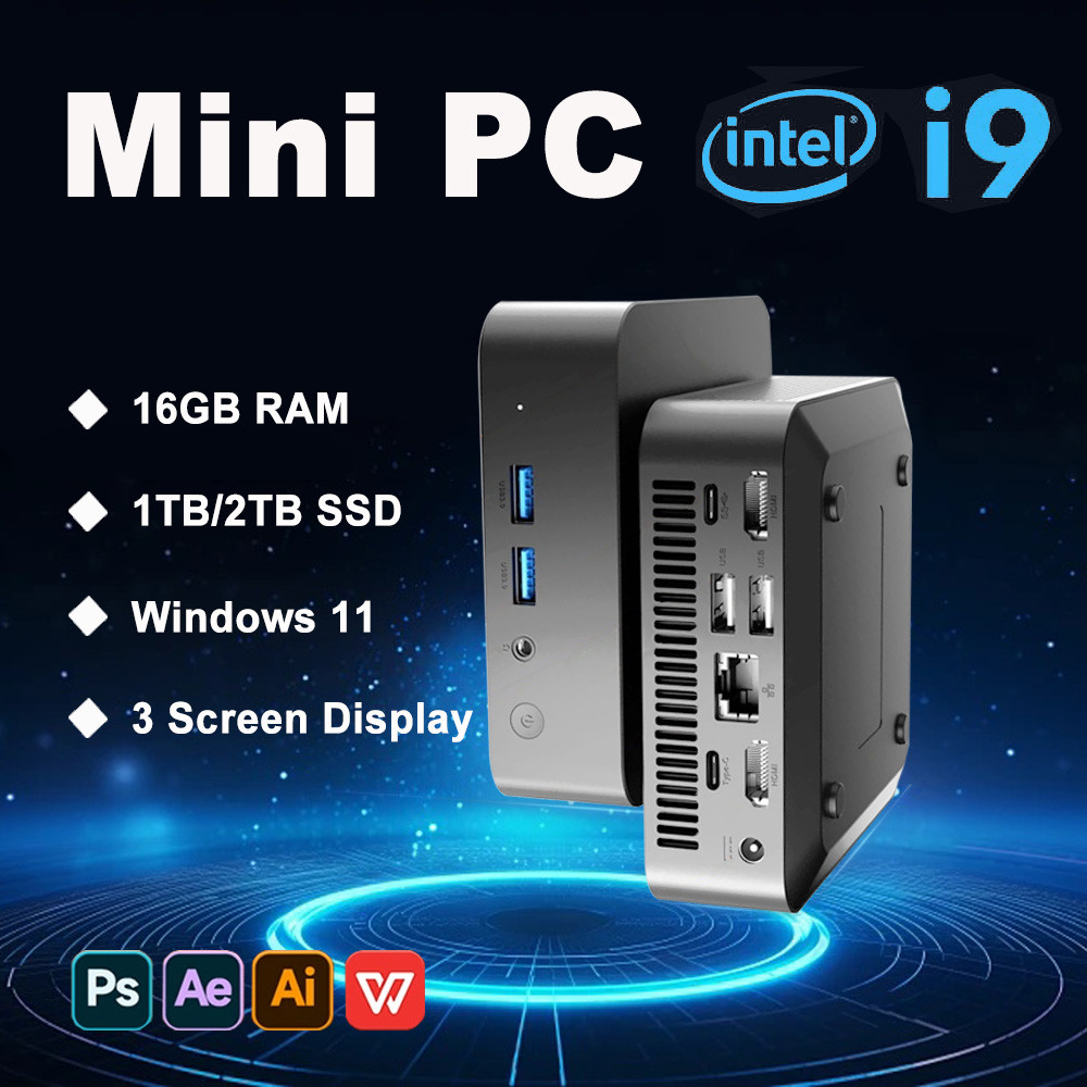 Portable Pc Windows 11 Pro Core I9 8950Hk I3 6100 Desktop Gaming Computer Pc 16Gb Ram 1Tb 2Tb Ssd