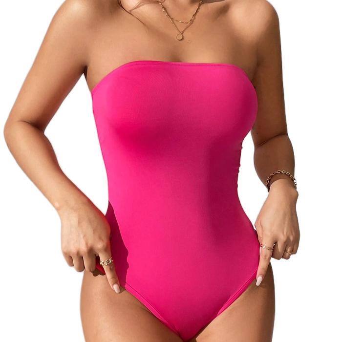 (Divesminis) hana bikini wanita dewasa polos baju renang pantai