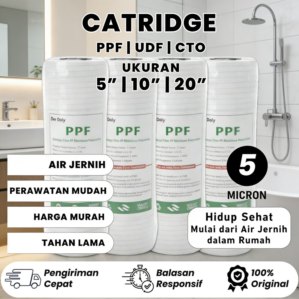 FILTER AIR SEDIMENT / BUSA SARINGAN AIR / CATRIDGE FILTER AIR / PP  FILTECH / DE WATER / FILTER AIR 