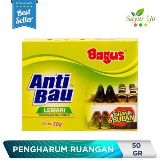 BAGUS Anti Bau LEMARI 50 Gram / Kotak Serap Penghilang Bau Kamar Rak Baju Pakaian