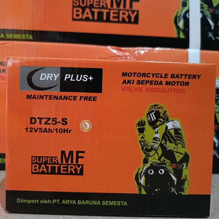 Sale !! Aki Motor Yamaha Byson Gtz5S Toplite Aki Kering