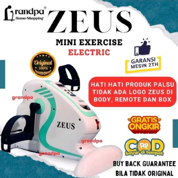 PROMO DISKON Original Zeus Mini Bike Elektrik Manual Sepeda Statis Sepeda Olahraga Otot Kaki Alat Te