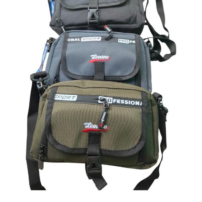 Tas Selempang Multifungsi Bahan Cordura Nilon Kode 1290 Cowok Skena Kompek Pria Original Slingbag