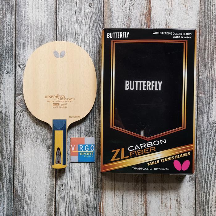 BUTTERFLY INNERSHIELD ZLF CARBON KAYU BLADE BAT BET PINGPONG 100%ORI