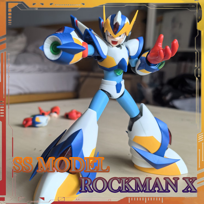 Ss El Ko Kp701 Rockman X Falcon Armor Megaman X5 Anime Figures Mega Man Assembly El Kit Thday Gift