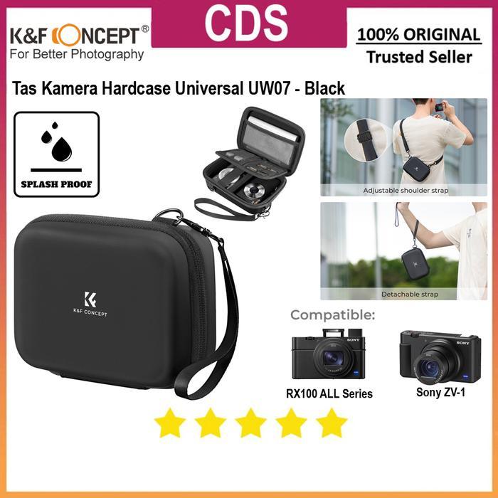 KNF CONCEPT Tas Kamera Hardcase EVA universal UW07 for Sony RX100 RX100VI RX100VI ZV1 Lumix LX100