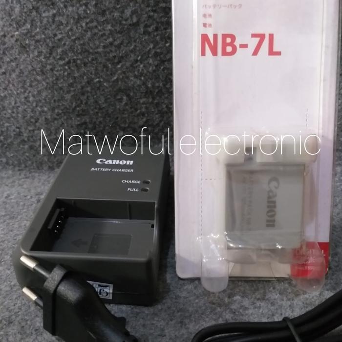 Baterai Canon + Charger Canon PoweShot SX30is, G10, G11, G12