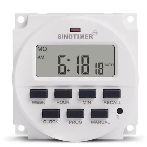 DIGITAL TIMER 12 V DC ORIGINAL "SINOTIMER"