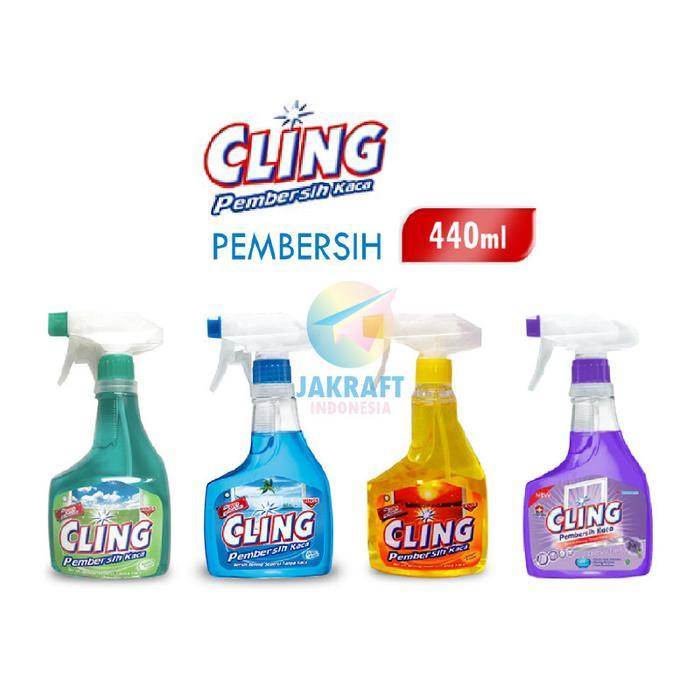 Cling Botol Spray 440ml - Pembersih Kaca Spray