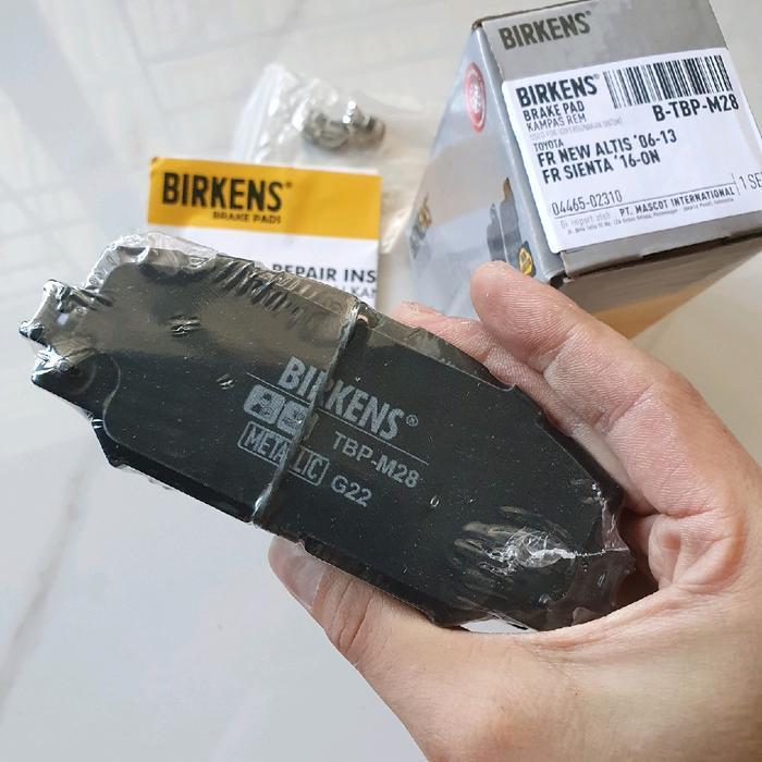 Birkens Brake Pad - Kampas Rem Depan Cocok Untuk New Altis (2007-2018) / Sienta / Voxy