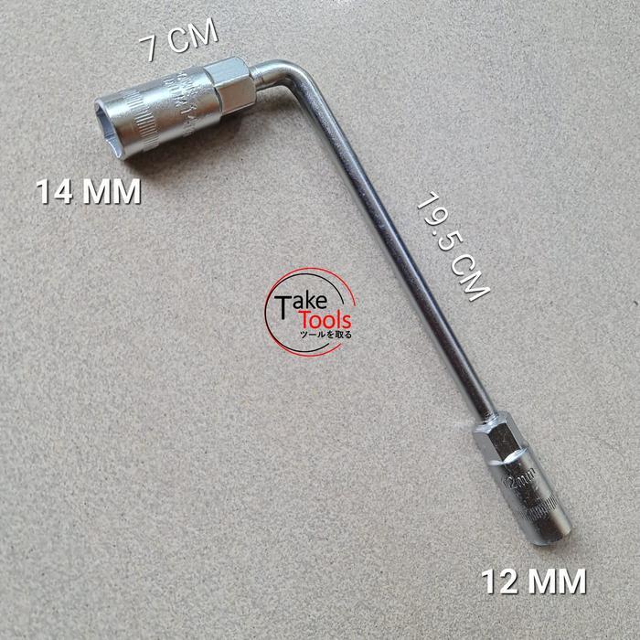 Kunci Sok L 12 MM x 14 MM