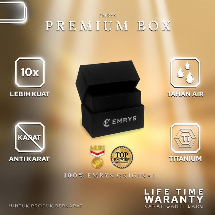 Emrys EXCLUSIVE PREMIUM BOX RING Original Kotak Cincin
