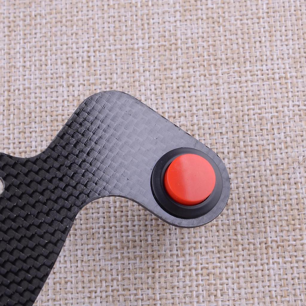 6 Bolts Car Steering Wheel External Horn Button Kit Carbon Fiber Fit for MO MO OMP Nardi Sparco