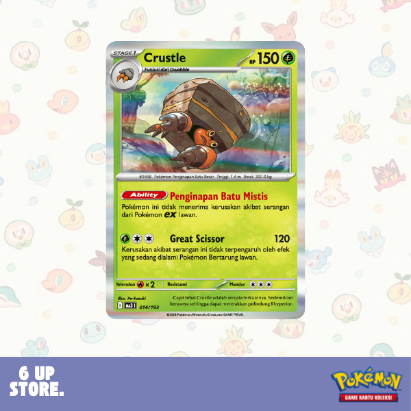 Crustle MA3 | 014/193 C - Pokemon TCG Indonesia