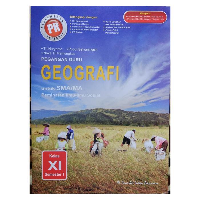 ASLI Buku PR Pegangan Guru Geografi 11 SMA Intan Pariwara READY STOCK