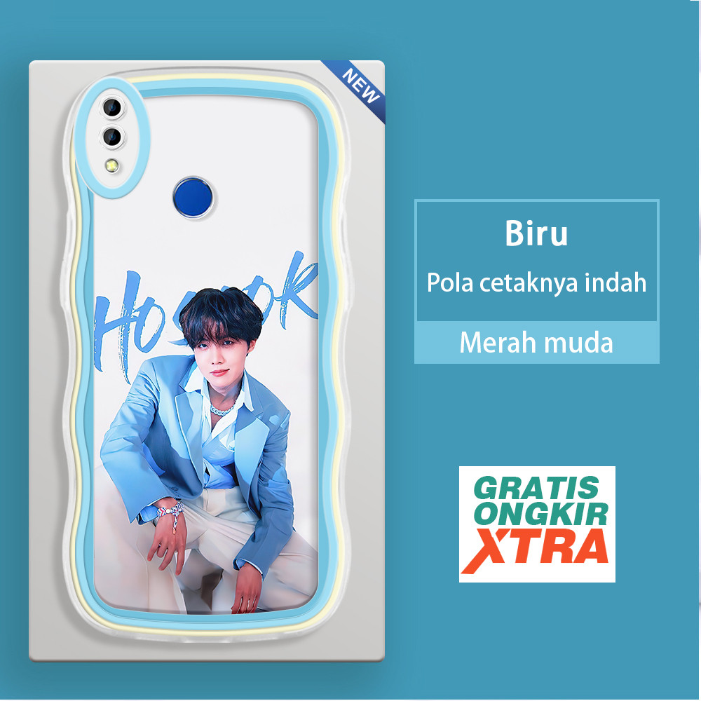 Casing HP Realme 2 3 pro C2 C2S C61 C63 C65 C67 12LITE C75 A1K  Pola BTS J-Hope  warna-warni gelomba