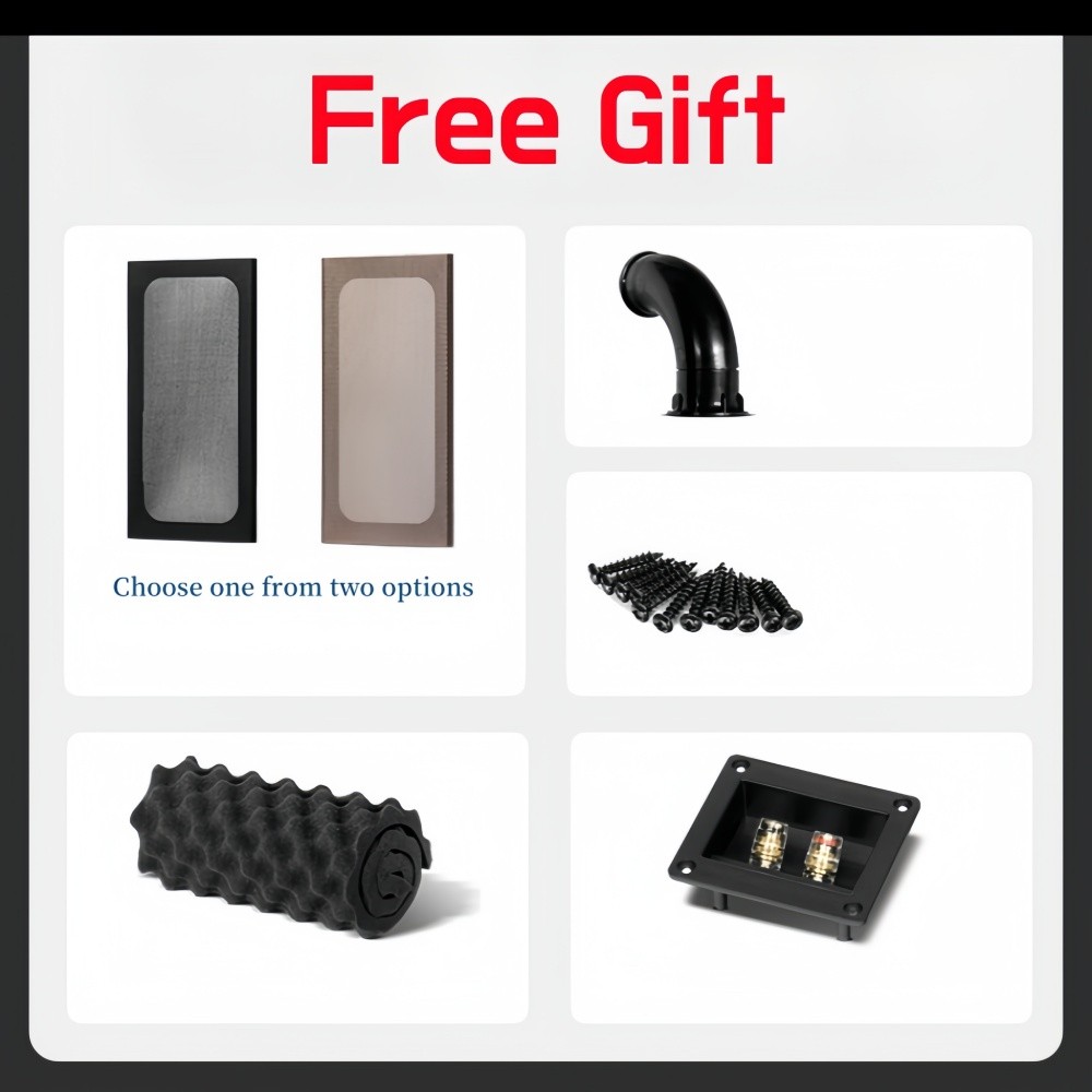 DIY Audio Modification, 1 Pcs A6-6.5 Inch Speaker Empty Box Body, Divided Frequency Passive Speaker