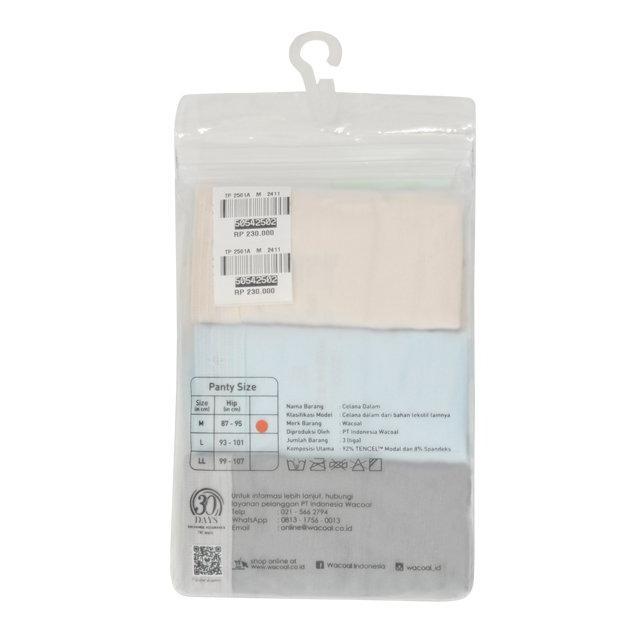 Wacoal Bloom Saver Pack Panty Tp 2501A - Tencel - Midi Boyleg