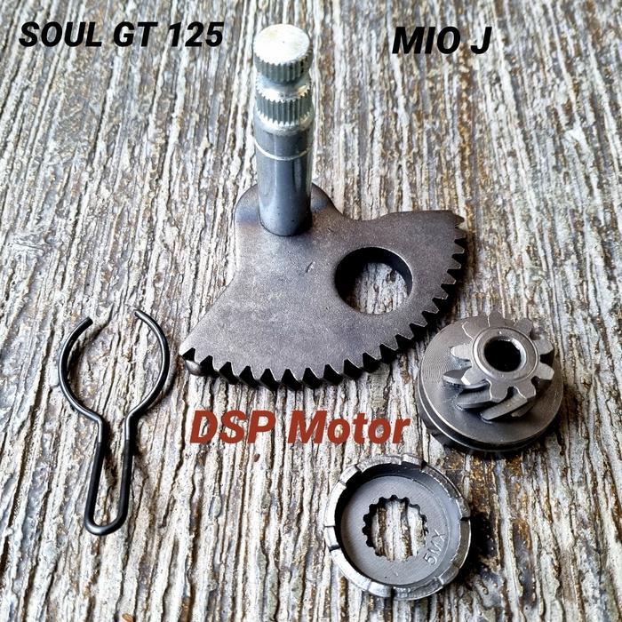GEAR AS SELAH GIR AS SLAH + GIGI ION KICK STATER MIO FINO F1-X RIDE