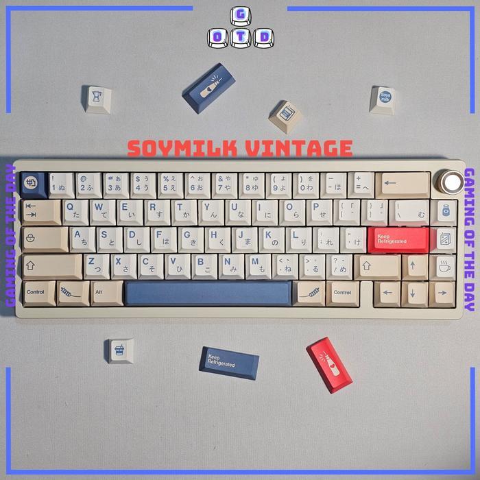 Soymilk Japanese Root Keycaps Keycap by GOTD Cherry / MOA with MAC keycaps PBT for Keyboard