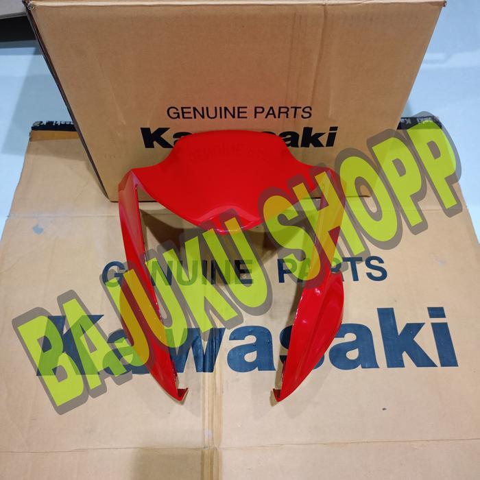 Cover Batok Lampu Depan Kawasaki Er6N Er6 N Er 6N Merah Original