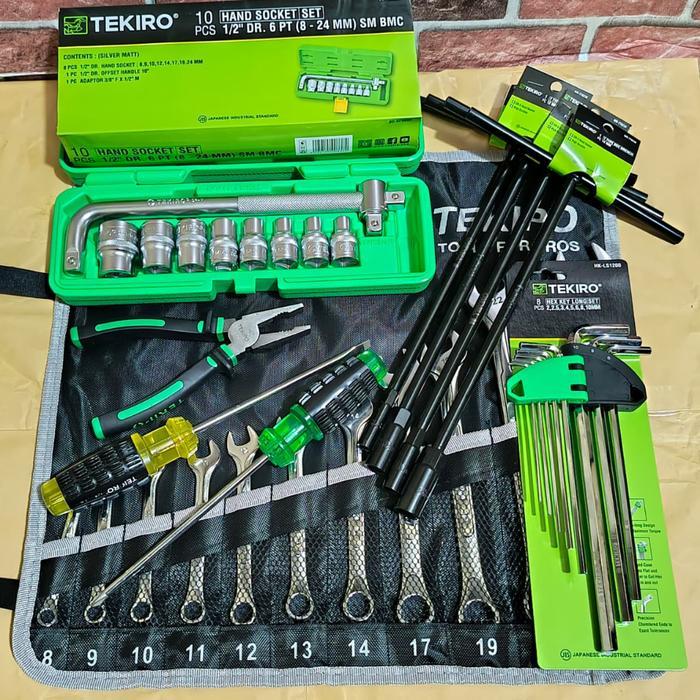 Terlaris PAKET HEMAT BUKA BENGKEL MOTOR KOMPLIT / PERKAKAS BENGKEL / Alat Bengkel Murah / Peralatan