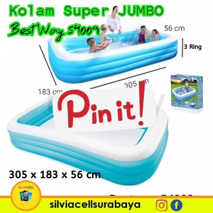 Kolam Renang Anak 305cm Super Jumbo Bestway 54009 - Bestway 54009