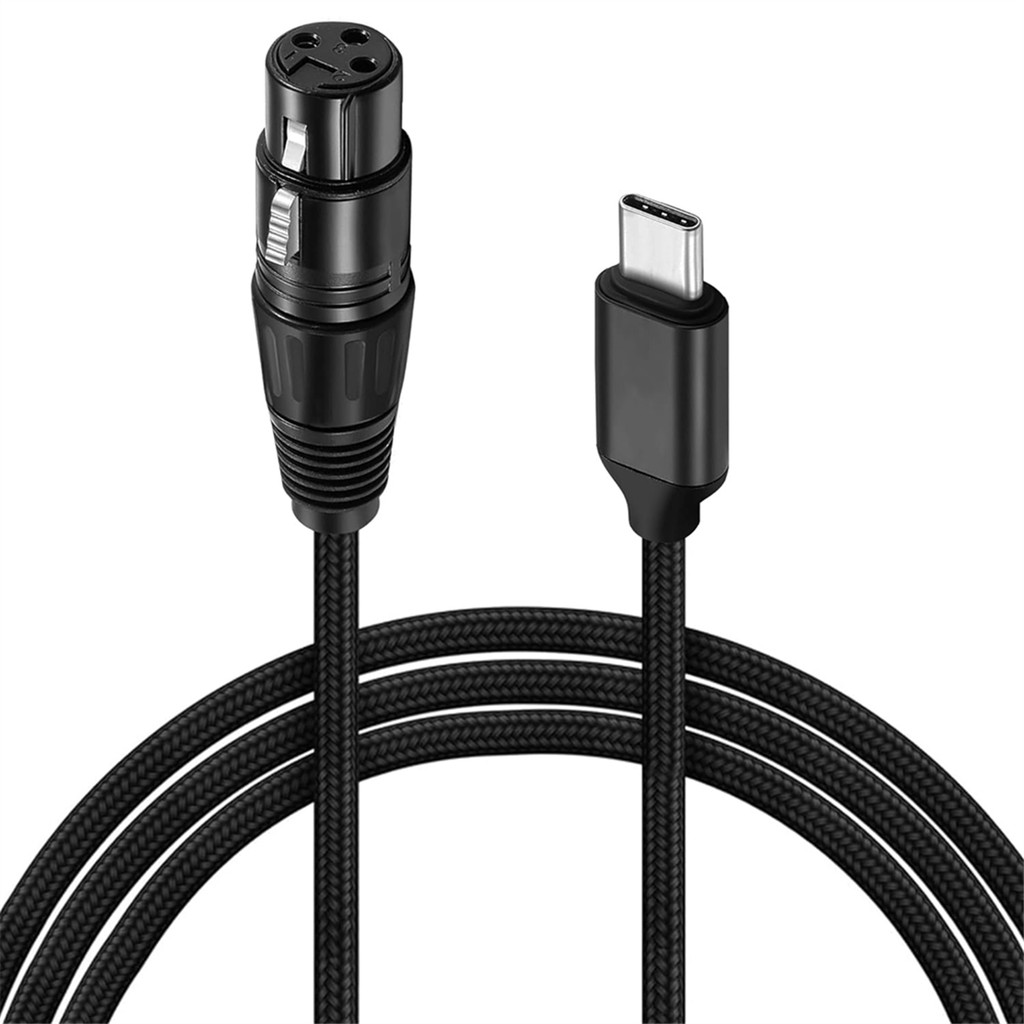 ABAC-XLR to USB C USB C to XLR for Phone to Microphone XLR to USB Cable for Tablet, Laptop and Other