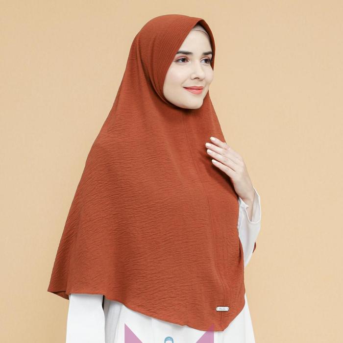 HIJAB PET XL CRINKLE NON TALI/JILBAB/KERUDUNG JUMBO CRINKLE PET XL NON