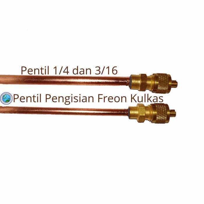 "New" Pentil pengisian freon kulkas pipa 3/16