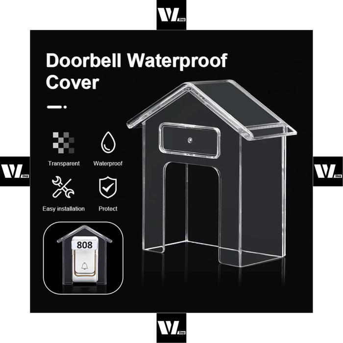 Cover Pelindung Bel Rumah - Penutup Bel Rumah Dari Air Hujan - Cover Bell Outdoor