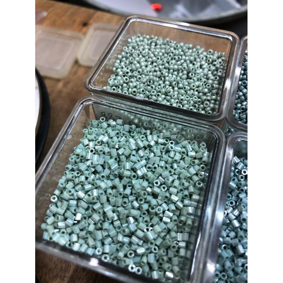 225 GRAM ATAU 1/2 PON PAYET JEPANG MGB 887 SAGE GREEN / 888 BIRU MINT