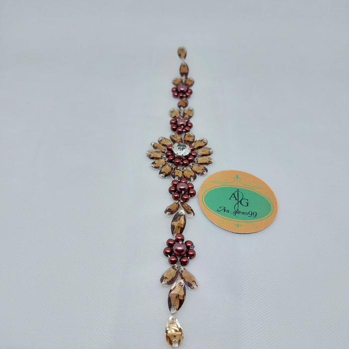 PAYET RANGKAI DIAMON SEWAROSKY JAHIT RANGKAI  MUTE MUTIARA RANGKAI