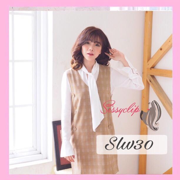 Sissyclip - SLW 30 / Hair Clip Bergelombang Ukuran Sebahu 30 CM Gratis Ongkir