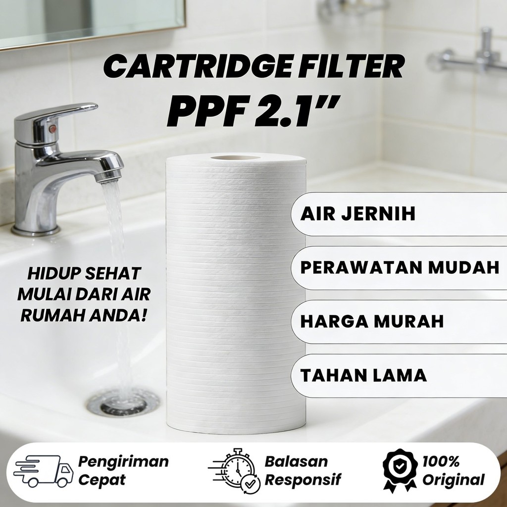 FILTER AIR SEDIMENT / BUSA SARINGAN AIR / CATRIDGE FILTER AIR / PP  FILTECH / DE WATER / FILTER AIR 