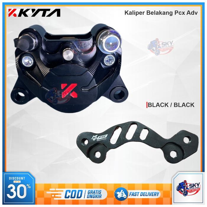 Kaliper Belakang KYTA KTC 2P Pcx Adv 150 160 Plus Bracket Original