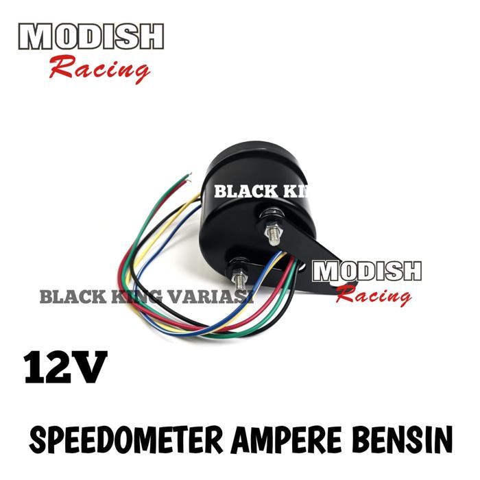Speedometer Amper Bensin Led Jarum Amper Bensin Jarum Led Lampu Universal Fuel Meter Bensin Amper