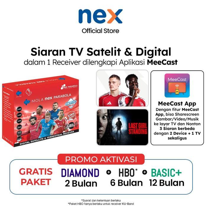 Nex Parabola - Combo Merah Receiver