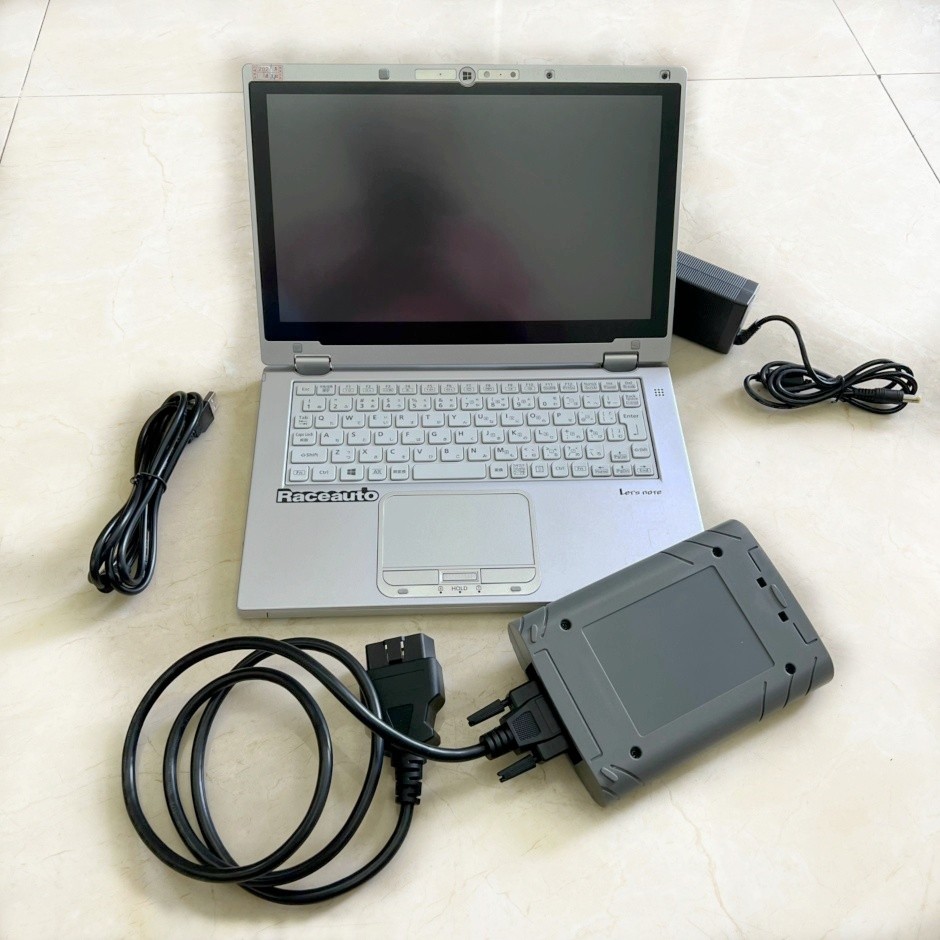 FOR Toyota Diagnostic Reprogramming Tool Vehicle Interface Techstream Software SSD in CF-AX2 Laptop 