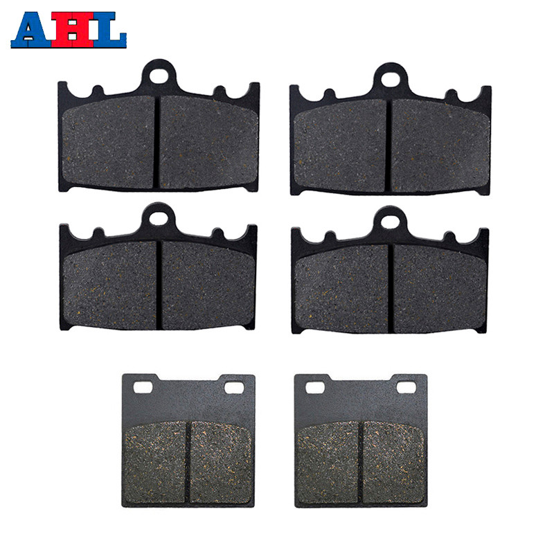 Motorcycle Parts Front Rear Brake Pads Kit For KAWASAKI ZXR400 ZX400 ZX750H ZXR750 ZX1100D ZZR1100 Z