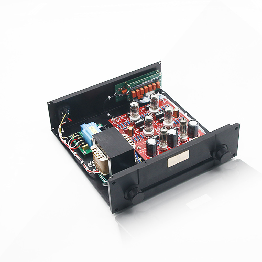 Best HiFi Remote Audio Stereo Tube Preamplifier Home Tube Preamp Base On Hetian Mau's Preamp Circuit
