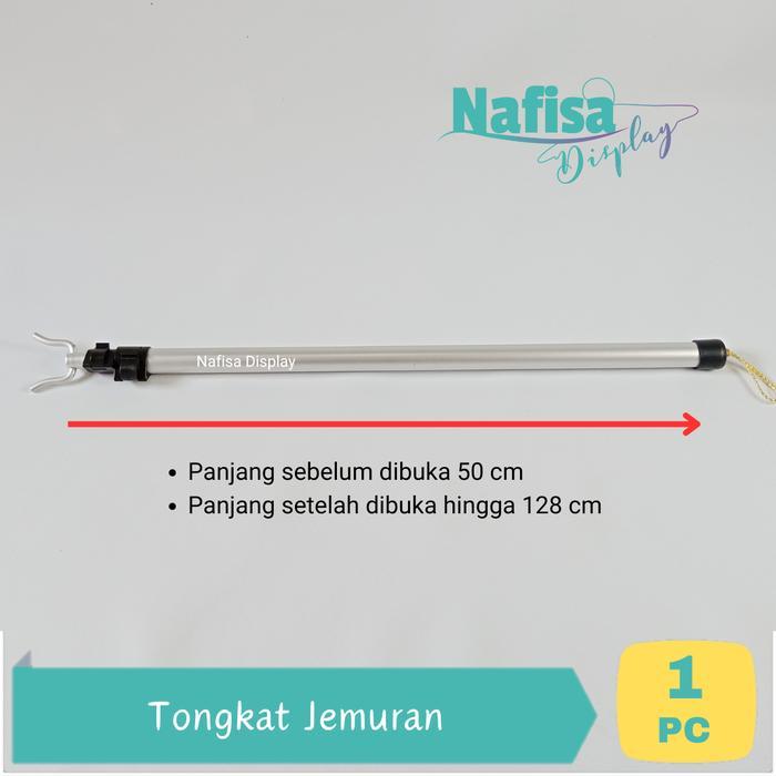 Tongkat Aluminium Galah Panjang Nafisa Display GALKC - Mudah Digunakan untuk Jemuran