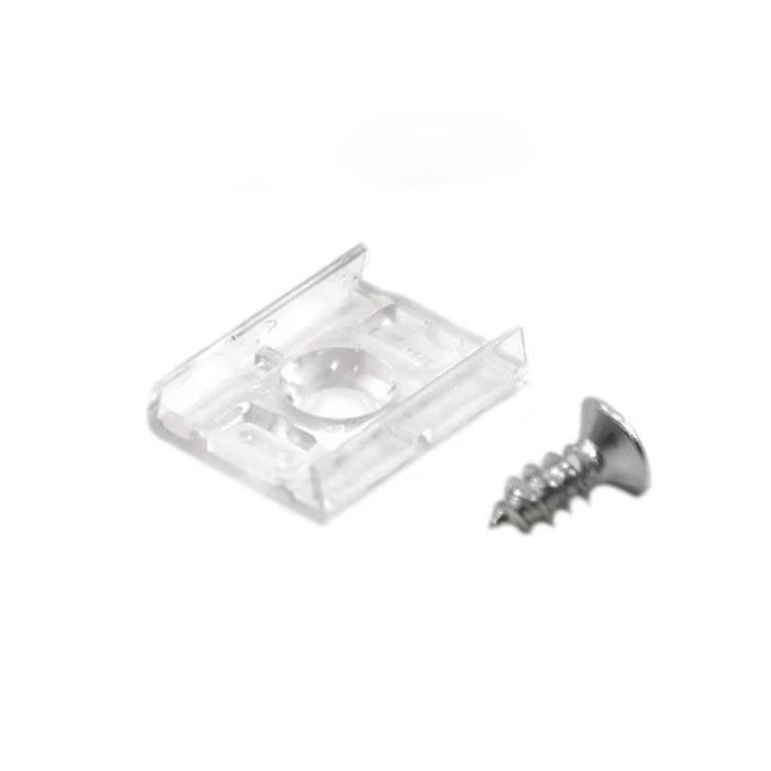 100pcs Led Strip Lights Clamp Klem Lampu Led Klem LED Strip Transparan Klem Kabel Lampu Led Strip