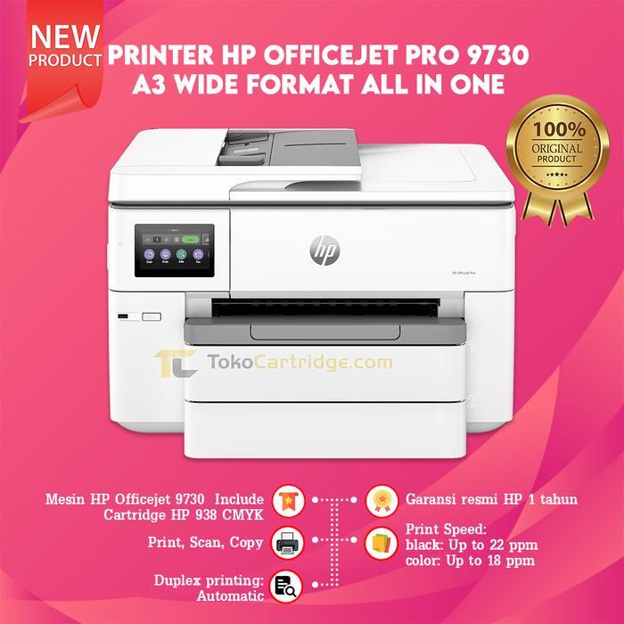 Printer Hp Officejet Pro 9720 All In One Printer Office Jet A3 Wifi Pengganti Hp 7720